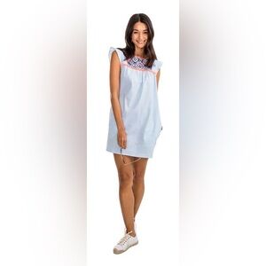 Sadie Dress in Boat Blue by Southern Tide